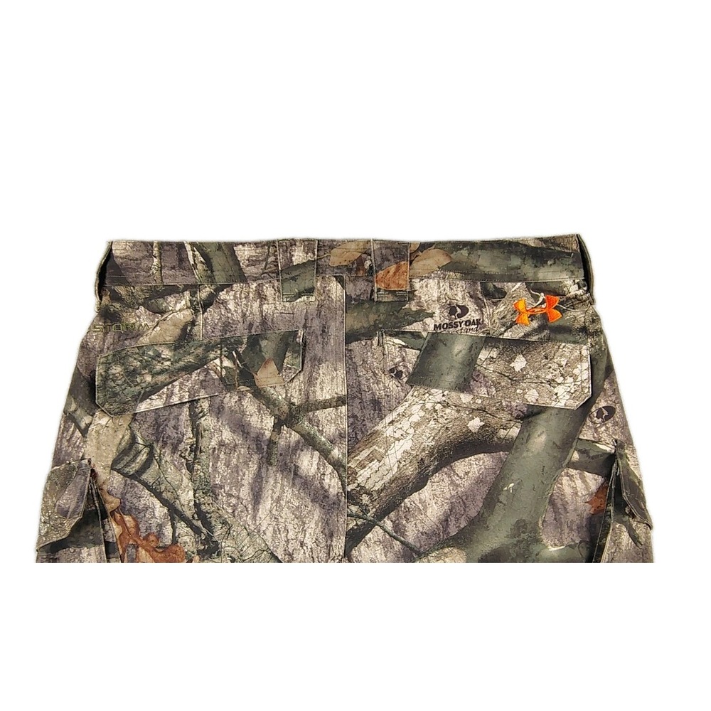 Under Armour Mossy Oak Treestand Camouflage Camo Hunt Camp Pants Mens 32X32 - Picture 6 of 16